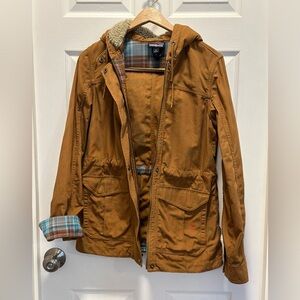 Patagonia Prairie Dawn Parka Womens Medium, Fleece Lined Hood